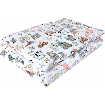 Povlečení Sada povlečení modrá, bavlněná, 90x120 cm, antialergická