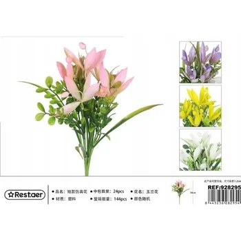 umělá květina Rest.aer - Kytice 7 větví magnolie, 34 cm