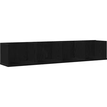 police CD Polička na zeď Černý Dub 100x18x18 cm Technické dřevo