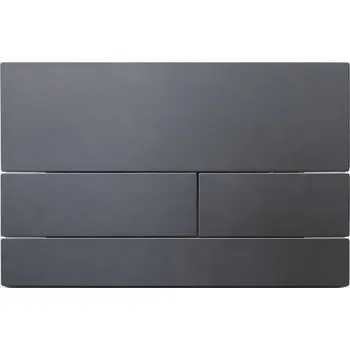 Splachovací tlačítko Splachovací tlačítko OCELOVÉ T2 gun metal pro WC GEBERIT SIGMA UP320 UP720