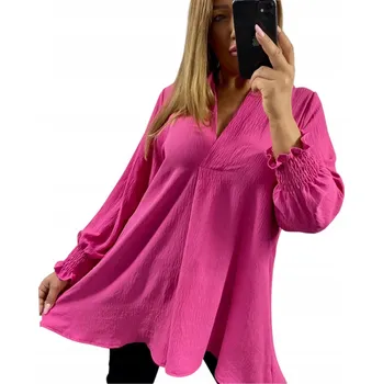 Dámská halenka Genesy halenka s dlouhým rukávem střih volná velikost 50