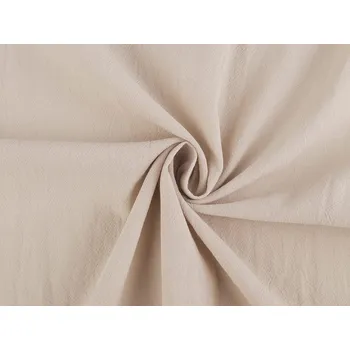 Oděvní krešovaná bavlna METRÁŽ - 2 (12) béžová světlá