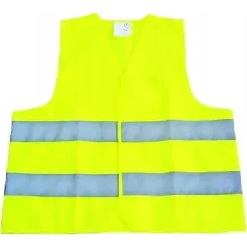 Reflexní výstražná silniční vesta žlutá Norma 471 Velikost XL