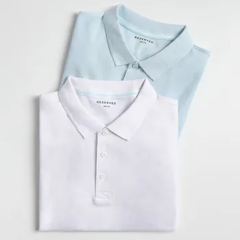 Reserved - Polo tričko 2 ks - bleděmodrá - 006IY-05X - 006IY-05X-140