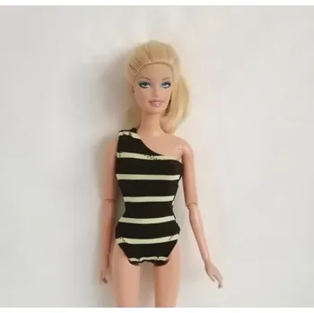 Doplněk pro panenku Barbie - oblečky pro panenku originální české - plavky barevné s různými vzory Motiv: 4