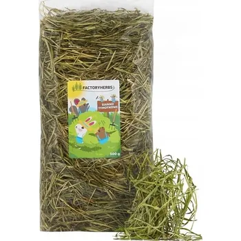 Krmivo pro hlodavce Krmivo tymiánové seno Factoryherbs 0,5 kg přírodní, bez cukru