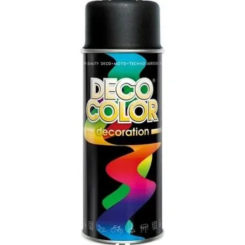 Barva ve spreji Lak ve spreji Deco Color 400 ml černý matný