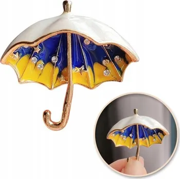 Brož Dekorativní křišťály Brož PARASOL BZ160