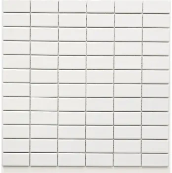 Obklad Keramická mozaika WzorcowniaStudio 29,8 x 29,8 cm bílá