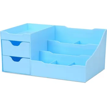 Úložný box Box na make-up modrý UNCLUTTERED DESIGNS