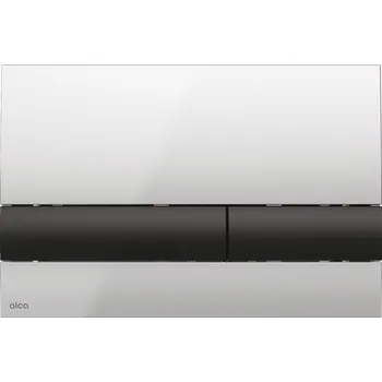 Splachovací tlačítko Splachovací tlačítko WC Alcaplast Alca stříbrné