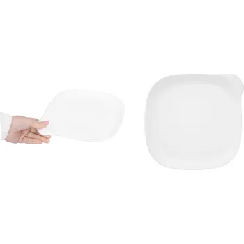 Talíř Turistický talíř plastový kempingový odolný bílý 24 cm x1