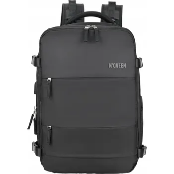 Městský batoh Batoh unisex N'oveen elegantní černý velký 25 l 40x20x25 cm