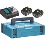 Makita 198116-4 sada akumulátorů s nabíječkou 2xBL1860B + DC18RC