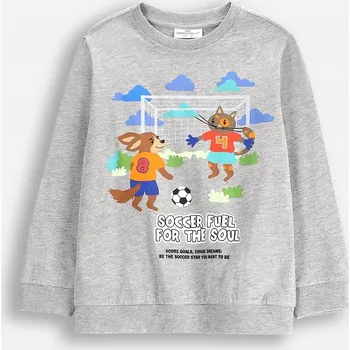 Chlapecké tričko Chlapecké šedé tričko s dlouhým rukávem 092 Coccodrillo WC5