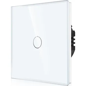 vypínač CNBINGO BÍLÝ DOTYKOVÝ SPÍNAČ SVĚTLA POD OMÍTKU S LED DIODOU - JEDNOPÓLOVÝ