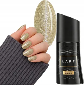 Lak na nehty Hybridní lak na nehty LART 8ml GOLDEN BLISS 102 Zlatá manikúra