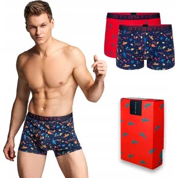 Boxerky Pánské boxerky ATLANTIC 2GMH-001 2-balení - XXL