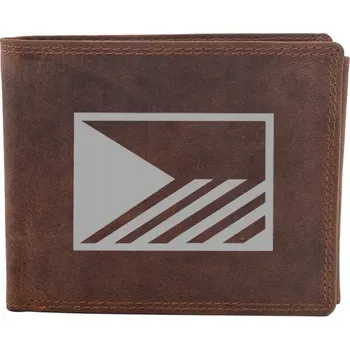 Peněženka STRIKER Kožená peněženka s motivem vlajky ČR - bojová