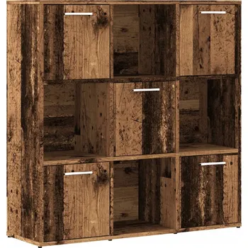 Knihovna Police dřevotříska VidaXL 28 x 90 cm Pálené dřevo