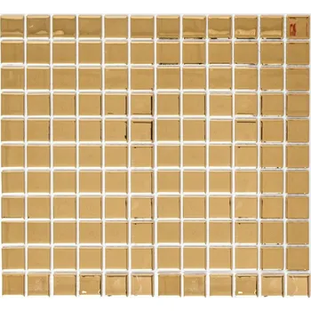 Obklad Skleněná mozaika WzorcowniaStudio 32,7 x 30,2 cm, odstíny žluté a zlaté