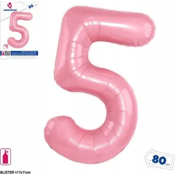 Balónek Ouda Party - Hliníkový balónek ve tvaru číslice, 80 cm