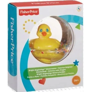 Hračka pro nejmenší Fisher Price Kachnička na Bubliny do koupele a Lezení pro Miminko 3m+