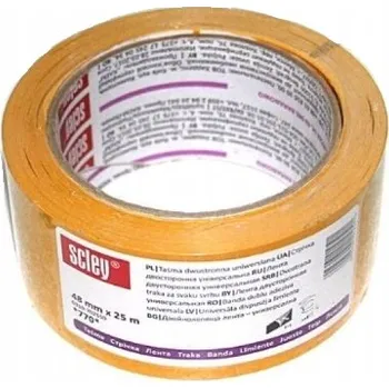 Lepicí páska OBOUSTRANNÁ UNIVERZÁLNÍ PRŮHLEDNÁ PÁSKA 48MM X 5M