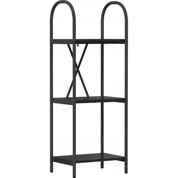 Knihovna Dřevěná police VidaXL 30 x 40 cm dub černý