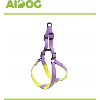 Postroj pro psa Postroj pro psy 2.5 z voděodolné tkaniny - Fialovo-žlutý