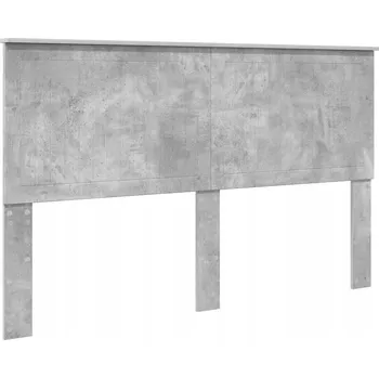 Čelo postele betonově šedé 160 cm, dřevěný materiál