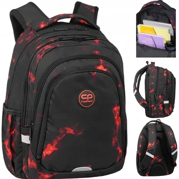 Školní batoh Školní batoh vícekomorový CoolPack černý, červený, vícebarevný 28 l