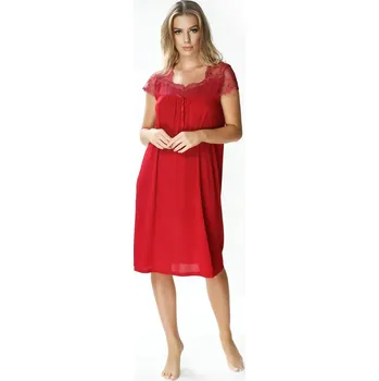 Dámská noční košile MEWA lingerie košile noční dámská s ramínky před kolena velikost 40