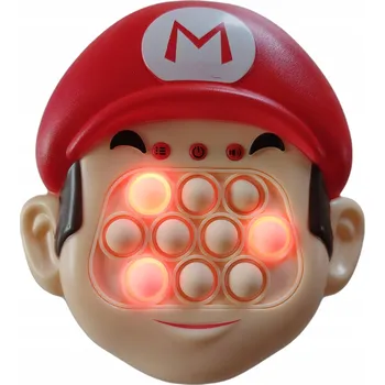 POP IT POP IT ANTISTRESOVÁ HRA PRO DĚTI ELEKTRONICKÁ KONZOLE NA PROCVIČOVÁNÍ POSTŘEHU