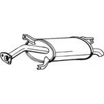 Zadní tlumič výfuku, 177-001