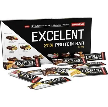 Nutrend Excelent Protein Bar 40g POUZE Čokoláda, Nugát (VÝPRODEJ)
