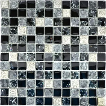 Obklad Mozaika WzorcowniaStudio 30 x 30 cm, odstíny šedé a stříbrné