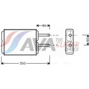 Vyměník tepla pro vnitřní vytápění, MZ6124