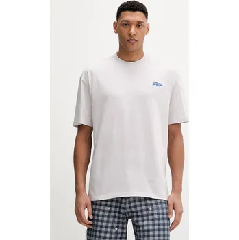 Pánské oblečení Bavlněné tričko Hugo Blue Nohatio 50556411 fialová 04X, vel. S