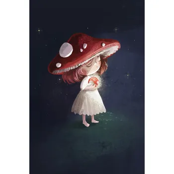 Obraz Lucie Mannová | Muchomůrka Rám: Bez rámu, Velikost: 30 x 20 cm