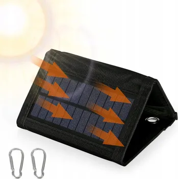 IP kamera SKLÁDACÍ SOLÁRNÍ PANEL 20W USB NABÍJEČKA PRO TELEFON, PŘENOSNÁ