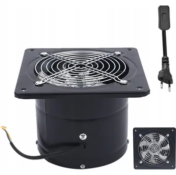 Domácí ventilátor Nástěnný odsávací ventilátor 150 mm se samouzavírací klapkou