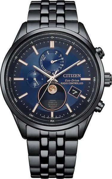 Citizen Eco-Drive Radio Controlled Moonphase BY1035-56L + 5 let záruka a dárek ZDARMA