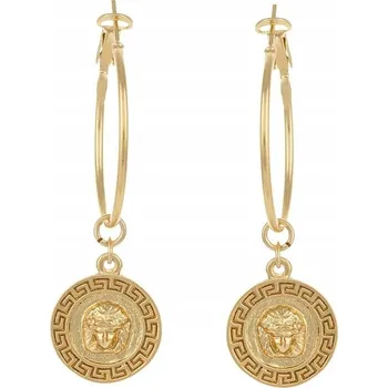 Náušnice Kruhové Náušnice s mincí z kolekce Olimpia (P23/ZWE/64/1Au)