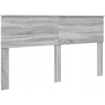 Čelo postele s čelo Šedá Sonoma 160 cm Kompozitní dřevo