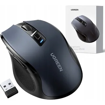 Myš UGREEN Bezdrátová Myš Myš pro počítač Optická USB 2.4GHZ 4000 DPI