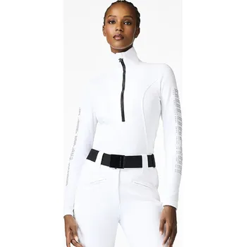 Cyklistické kalhoty Dámské triko Goldbergh Brezza Ski Pully White