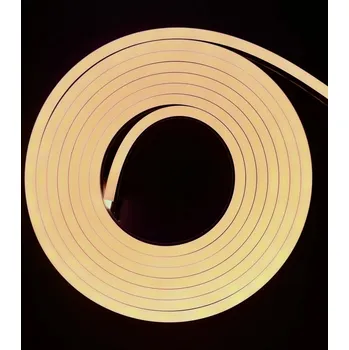 LED páska NEON LED 24V 10x18 SILIKONOVÝ 1M BÍLÝ TEPLÝ IP67