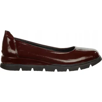 Dámské baleríny Bordo Baleríny Pohodlné Přírodní kůže Bayla-161 158 25109 vel.