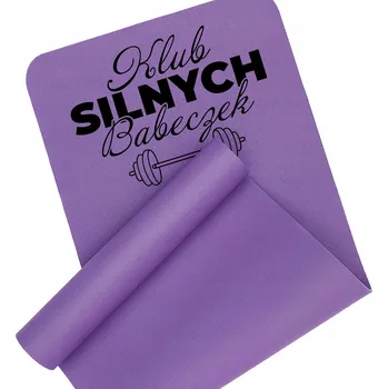 podložka na cvičení PODLOŽKA NA CVIČENÍ PROTISKLUZOVÁ FIALOVÁ JÓGA FITNESS In My Gym Girl Era